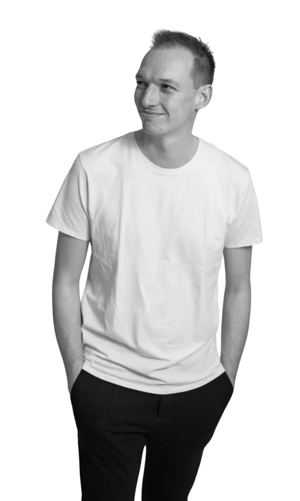 Portrait von DJ Marcel Glahn – Modern, authentisch und am Puls der Zeit.